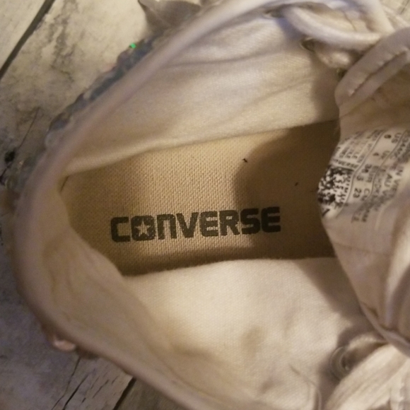 Sequins high top Chuck Taylor Converse sneakers - Picture 6 of 6